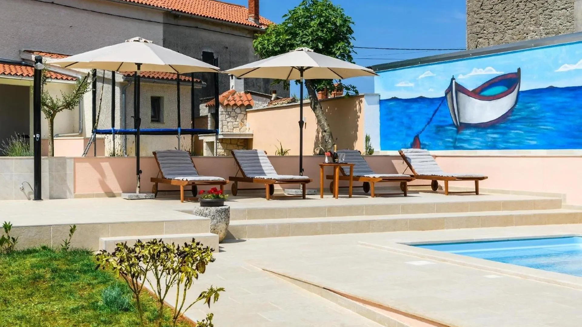 Nyaraló Ferienhaus Mit Privatpool Fuer 4 Personen Ca 120 Qm In Divsici, Istrien Suedkueste Von Istrien Horvátország